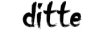 ditte.eu shop logo