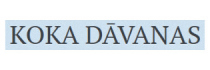 kokadavanas.lv shop logo